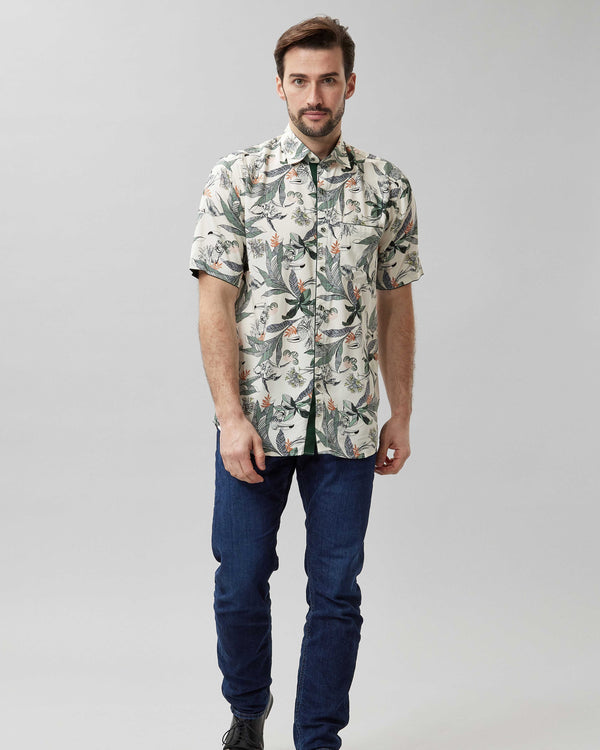 Short Sleeve Soft Touch Print Shirt