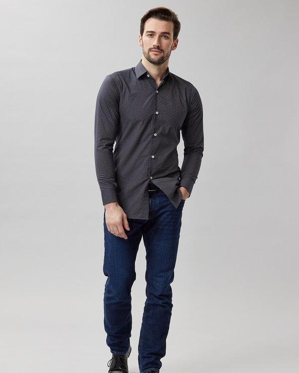 Long Sleeve Soft Touch Charcoal Shirt