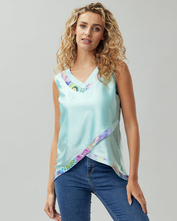 Short Silk Shirt for women