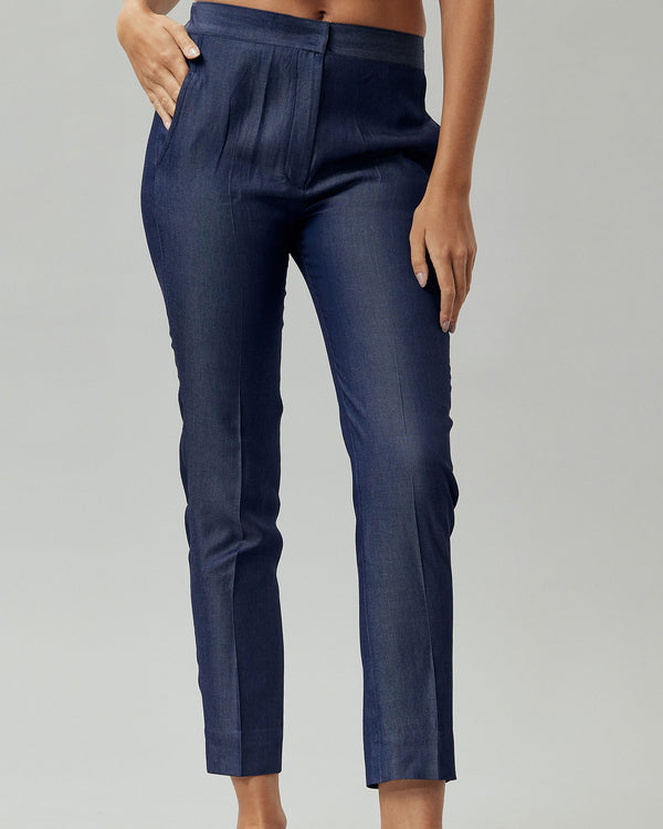 Soft Denim Trousers