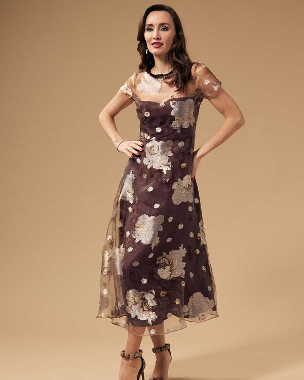 Organza Floral Dress