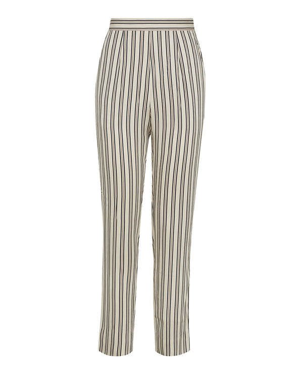 Soft Cotton Stripe Trousers